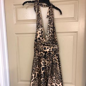 Cheetah halter Dress